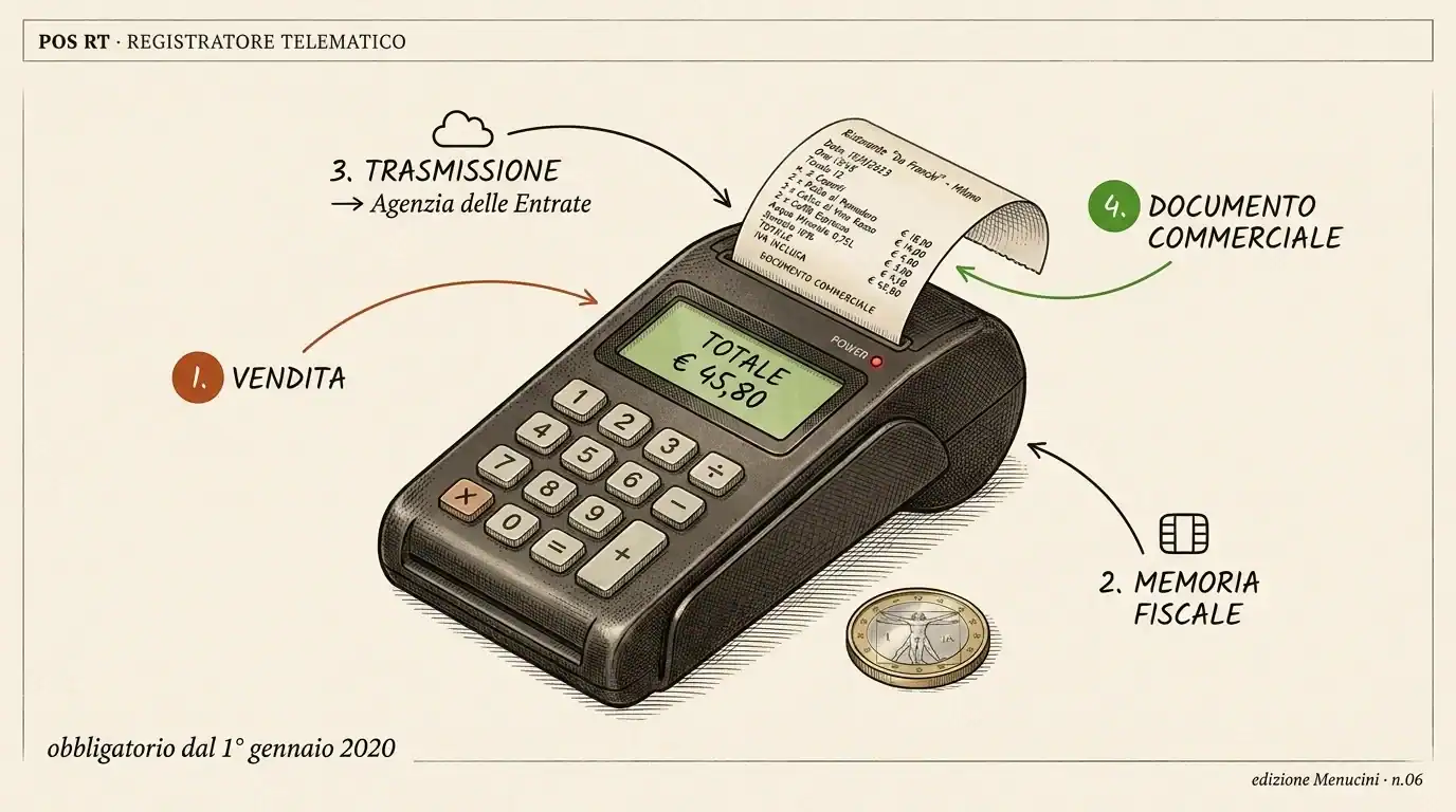 Dispositivo digitale per ordini e pagamenti moderni.